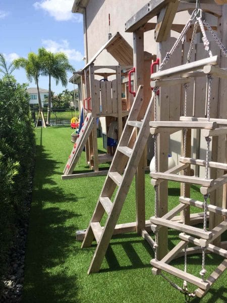 A residential lawn by Southwest Greens of Florida